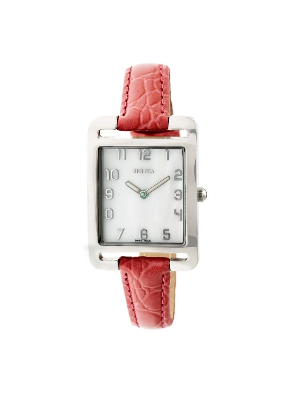 NWT Bertha Marisol White Mother of Pearl Dial Ladies Watch
